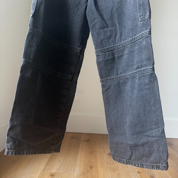 Habitual Kids Black Cargo Jeans Size 10 | Baggy Y2K Style | Quiet Luxury - Rare - Picture 6 of 16